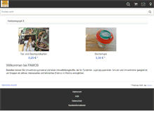 Tablet Screenshot of famos-online.net